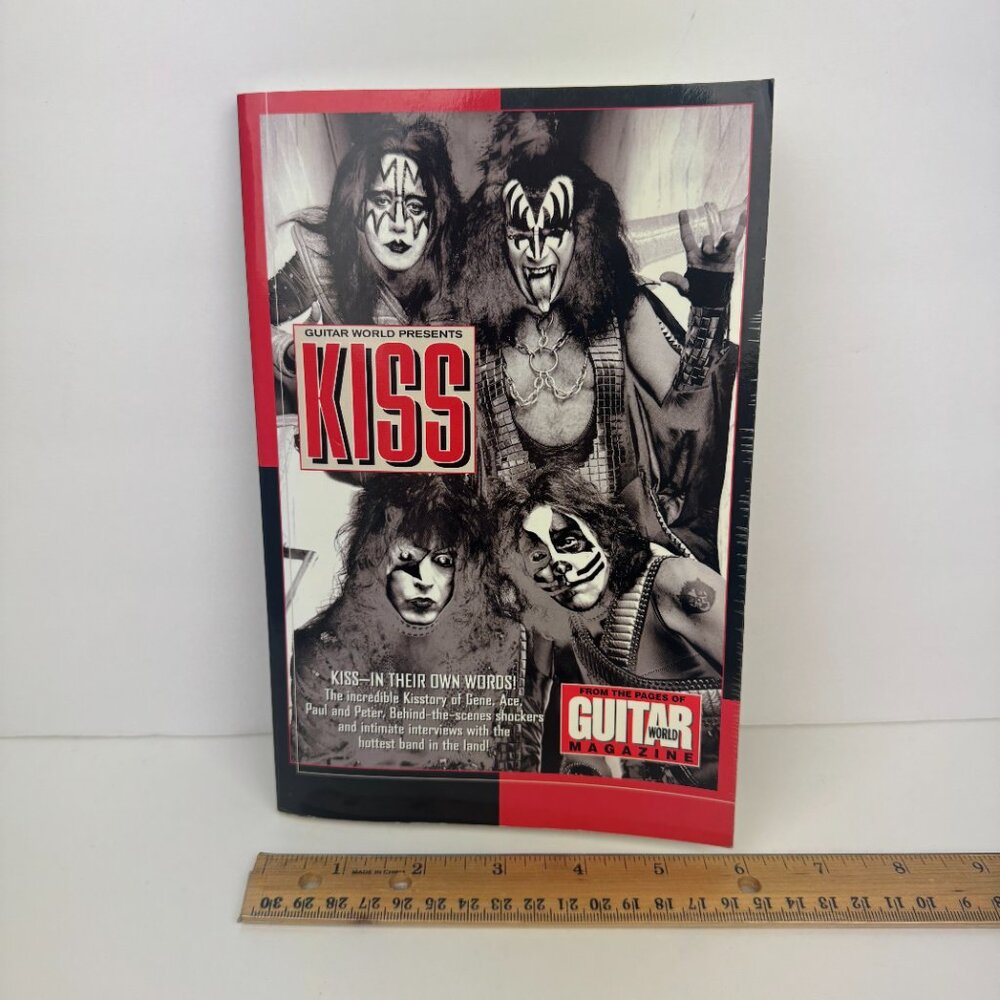 Vtg 97 Guitar World Presents Kiss In Their Own Words Paperback Book Hal Leonard
